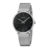 Calvin Klein High Noon Black Dial Silver Mesh Bracelet Watch for Men - K8M21121 Authentic Buy Shop Now