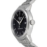 Tissot Classic Carson Powermatic 80 Black Dial Silver Steel Strap Watch For Men - T085.407.11.051.00 Authentic Buy Shop Now