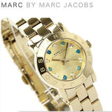 Marc Jacobs Amy Dexter Gold Dial Gold Steel Strap Watch for Women - MBM3218 Authentic Buy Shop Now