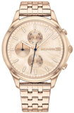 Tommy Hilfiger Whitney Chronograph Quartz Rose Gold Dial Rose Gold Steel Strap Watch For Women - 1782120 Authentic Buy Shop Now
