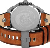 Diesel Mr Daddy 2.0 Chronograph Black Dial Brown Leather Strap Watch For Men - DZ7332 Authentic Buy Shop Now