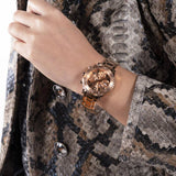 Guess Cosmic Chronograph Rose Gold Dial Rose Gold Steel Strap Watch for Women - GW0465L2 Authentic Buy Shop Now