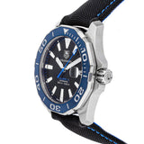 Tag Heuer Aquaracer Calibre 5 Automatic Black Dial Black Nylon Strap Watch for Men - WAY211B.FC6363 Authentic Buy Shop Now