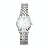 Movado Museum Classic Mother of Pearl Dial Silver Steel Strap Watch For Women - 0606612 Authentic Buy Shop Now