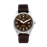IWC Pilot's Watch Mark XVII Edition "Antoine De Saint Exupery" Brown Dial Brown Leather Strap Watch for Men - IW327003 Authentic Buy Shop Now