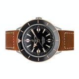 Breitling Superocean Heritage '57 Black Dial Brown Leather Strap Watch for Men - U10370121B1X1 Authentic Buy Shop Now