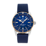 Breitling Superocean Heritage B20 Automatic 42 Blue Dial Blue Mesh Bracelet Watch for Men - UB2010161C1S1 Authentic Buy Shop Now