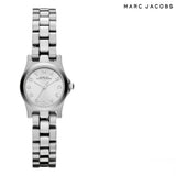 Marc Jacobs Henry Dinky Silver Dial Silver Steel Strap Watch for Women - MBM3198 Authentic Buy Shop Now