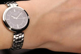 Tissot T Trend Flamingo Black Dial Silver Steel Strap Watch For Women - T094.210.11.051.00 Authentic Buy Shop Now