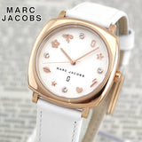 Marc Jacobs Mandy White Dial White Leather Strap Watch for Women - MJ8678 Authentic Buy Shop Now