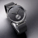 Michael Kors Irving Quartz Black Dial Black Mesh Bracelet Watch For Men - MK8742 Authentic Buy Shop Now
