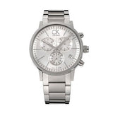 Calvin Klein Post Minimal White Dial Silver Steel Strap Watch for Men - K7627126 Authentic Buy Shop Now