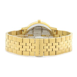 Movado Museum Classic Quartz Black Dial Gold Steel Strap Watch for Men - 0607203 Authentic Buy Shop Now