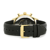 Movado Heritage Chronograph Calendoplan Blue Dial Black Leather Strap Watch for Men - 3650006 Authentic Buy Shop Now
