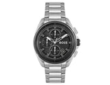 Hugo Boss Volane Black Dial Silver Steel Strap Watch for Men - 1513949 Authentic Buy Shop Now