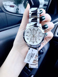 Guess Exec Quartz Silver Dial Silver Steel Strap Watch for Men - W0075G3 Authentic Buy Shop Now