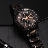 Maserati SFIDA Chronograph Black Dial Black Steel Strap Watch For Men - R8873640011 Authentic Buy Shop Now
