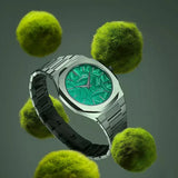 D1 Milano Ultra Thin Fir Green Dial Silver Steel Strap Watch for Men - D1-UTBJ34 Authentic Buy Shop Now