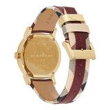 Burberry The City Gold Dial Brown Leather Strap Watch for Women - BU9133 Authentic Buy Shop Now