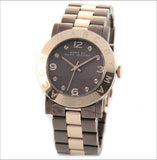 Marc Jacobs Amy Grey Dial Two Tone Steel Strap Watch for Women - MBM3195 Authentic Buy Shop Now