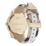 Burberry The City White Dial White Leather Strap Watch for Women - BU9015 Authentic Buy Shop Now