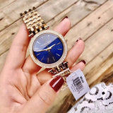 Michael Kors Darci Blue Dial Gold Steel Strap Watch for Women - MK3406 Authentic Buy Shop Now