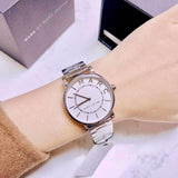 Marc Jacobs Roxy White Dial Silver Steel Strap Watch for Women - MJ3521 Authentic Buy Shop Now