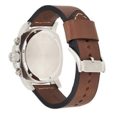 Fossil Modern Machine White Dial Brown Leather Strap Watch for Men - FS4929 Authentic Buy Shop Now