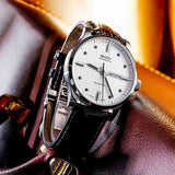 Mido Multifort Automatic Silver Dial Black Leather Strap Watch For Men - M005.430.16.031.80 Authentic Buy Shop Now