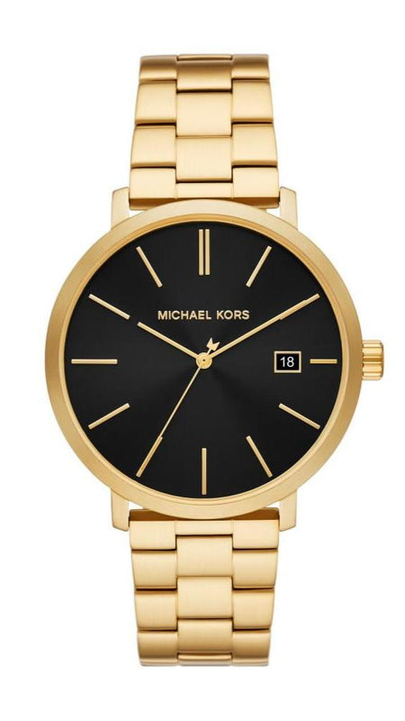 Michael Kors Blake Quartz Black Dial Gold Steel Strap Watch for Men - MK9136 Authentic Buy Shop Now