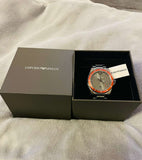 Emporio Armani Sigma Quartz Grey Dial Grey Steel Strap Watch For Men - AR11178 Authentic Buy Shop Now