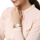 Michael Kors Lauryn Mother of Pearl Dial Rose Gold Steel Strap Watch for Women - MK3716 Authentic Buy Shop Now