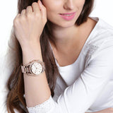Michael Kors Blair Rose Gold Dial Rose Gold Steel Strap Watch for Women - MK5263 Authentic Buy Shop Now