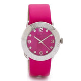 Marc Jacobs Amy Pop Pink Dial Pink Leather Strap Watch for Women - MBM1286 Authentic Buy Shop Now