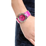 Marc Jacobs Amy Pop Pink Dial Pink Leather Strap Watch for Women - MBM1286 Authentic Buy Shop Now