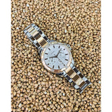 Guess Mist Quartz Silver Dial Two Tone Steel Strap Watch For Women - W0443L4 Authentic Buy Shop Now