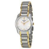 Tissot T Wave Mother of Pearl Dial Two Tone Steel Strap Watch for Women - T023.210.22.117.00 Authentic Buy Shop Now