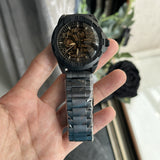 Fossil Bronson Automatic Skeleton Black Dial Grey Steel Strap Watch for Men - ME3255 Authentic Buy Shop Now