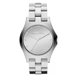 Marc Jacobs Henry Silver Dial Silver Steel Strap Watch for Women - MBM3210 Authentic Buy Shop Now