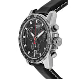 Tissot Supersport Chrono Black Dial Black Leather Strap Watch for Men - T125.617.16.051.00 Authentic Buy Shop Now