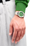 D1 Milano Ultra Thin Moss Green Dial Silver Steel Strap Watch for Men - D1-UTBJ06 Authentic Buy Shop Now
