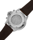 Emporio Armani Diver Chronograph Brown Dial Brown Leather Strap Watch For Men - AR11486 Authentic Buy Shop Now