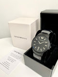 Emporio Armani Renato Black Dial Black Steel Strap Watch for Men - AR11184 Authentic Buy Shop Now