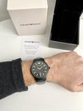 Emporio Armani Renato Black Dial Black Steel Strap Watch for Men - AR11184 Authentic Buy Shop Now