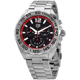 Tag Heuer Formula 1 Chronograph Black Dial Silver Steel Strap Watch for Men - CAZ101Y.BA0842 Authentic Buy Shop Now