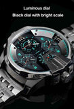 Diesel Uber Chief Black Dial Grey Stainless Steel Strap Watch For Men - DZ7372 Authentic Buy Shop Now