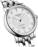 Tissot Carson Premium Automatic Lady Diamonds Silver Dial Silver Steel Strap Watch for Women - T122.207.11.036.00 Authentic Buy Shop Now