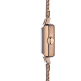Tissot Lovely Square Lady Quartz Rose Gold Dial Rose Gold Mesh Bracelet Watch For Women - T058.109.33.456.00 Authentic Buy Shop Now