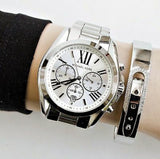 Michael Kors Bradshaw Silver Dial Silver Steel Strap Watch for Men - MK5535 Authentic Buy Shop Now