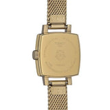 Tissot Lovely Square Silver Dial Gold Mesh Bracelet Watch For Women - T058.109.33.031.00 Authentic Buy Shop Now